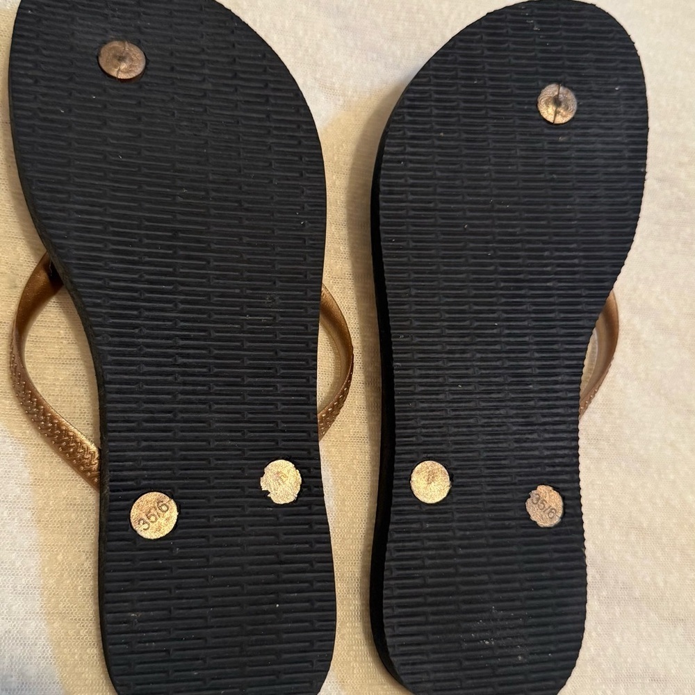 Havaianas New Vintage Flip flop circa 2012-2014 Boho floral Collector’s W sz 6 - Picture 4 of 4